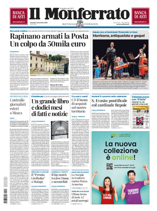 Il Monferrato - Edizione 82 del 07/11/2025